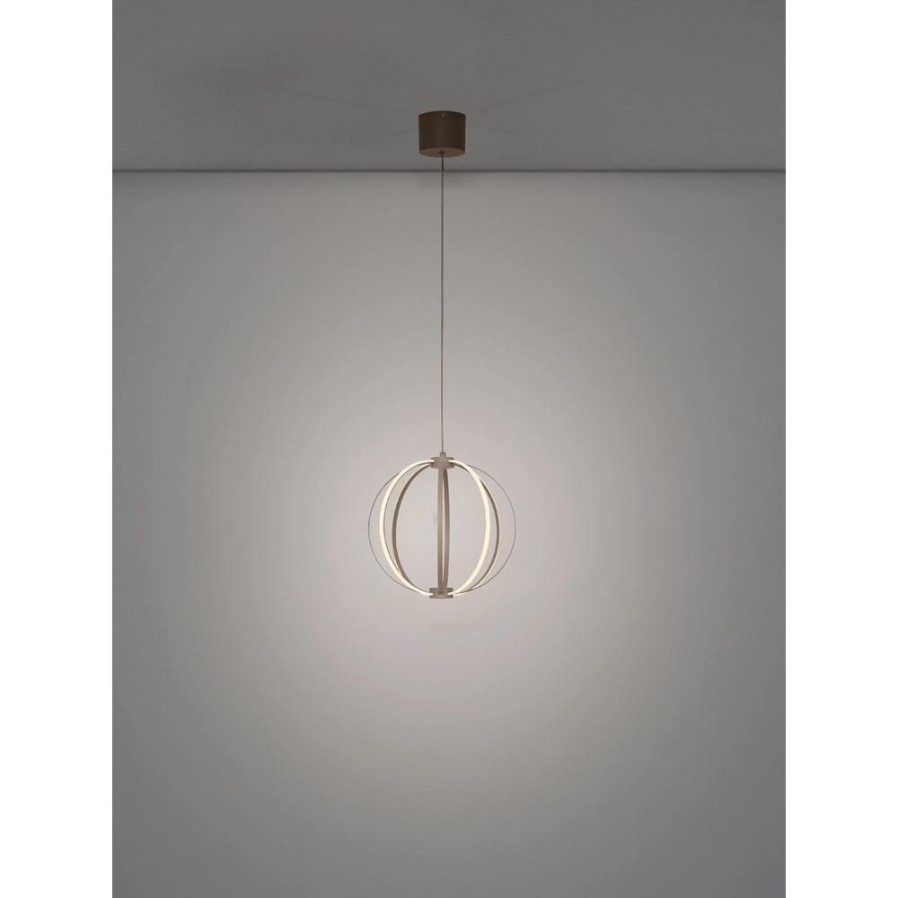 Hanglamp Brea beige Ø 30cm Lyora 5212017494382