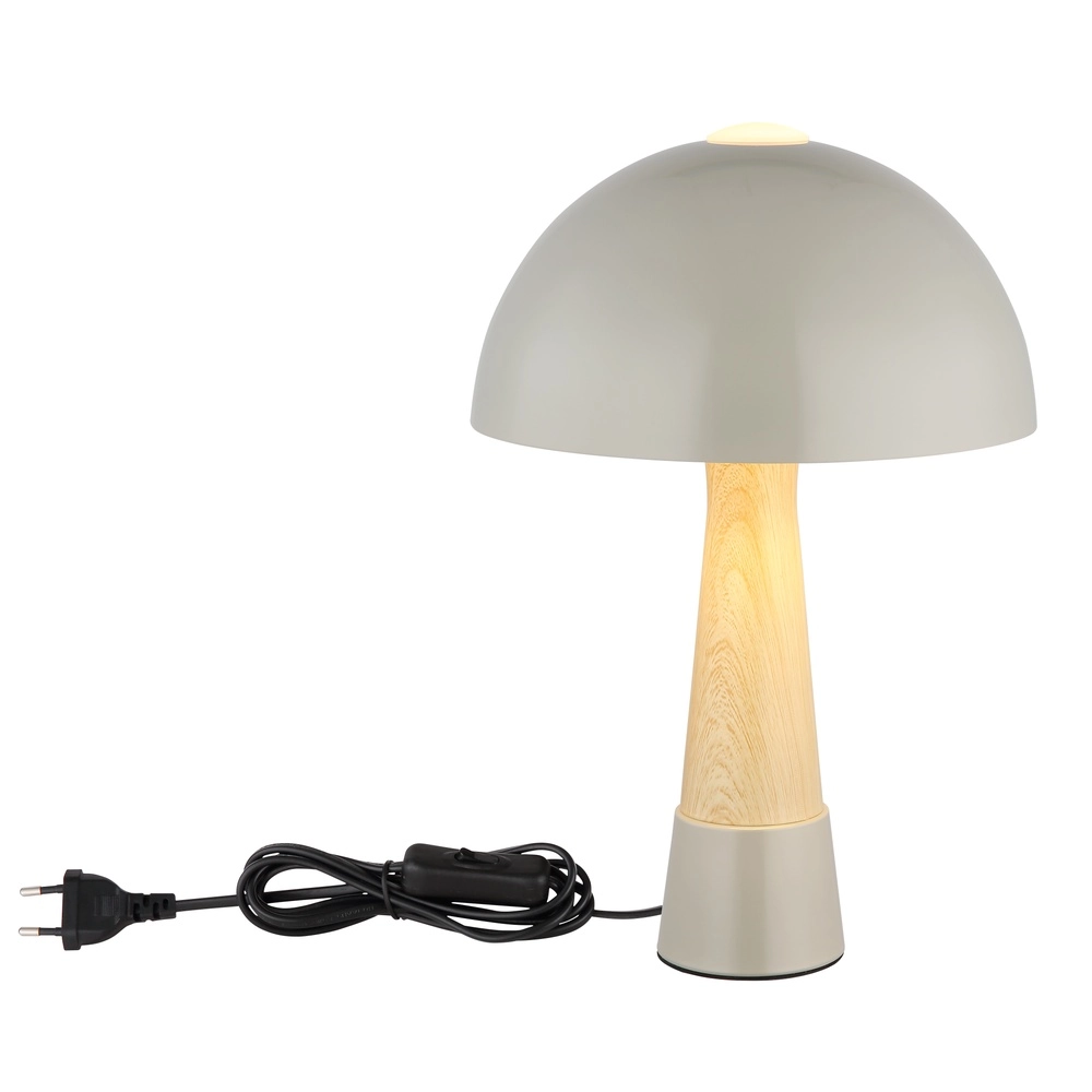 Unieke tafellamp Paulin Ø 25cm grijs Globo 9007371510801