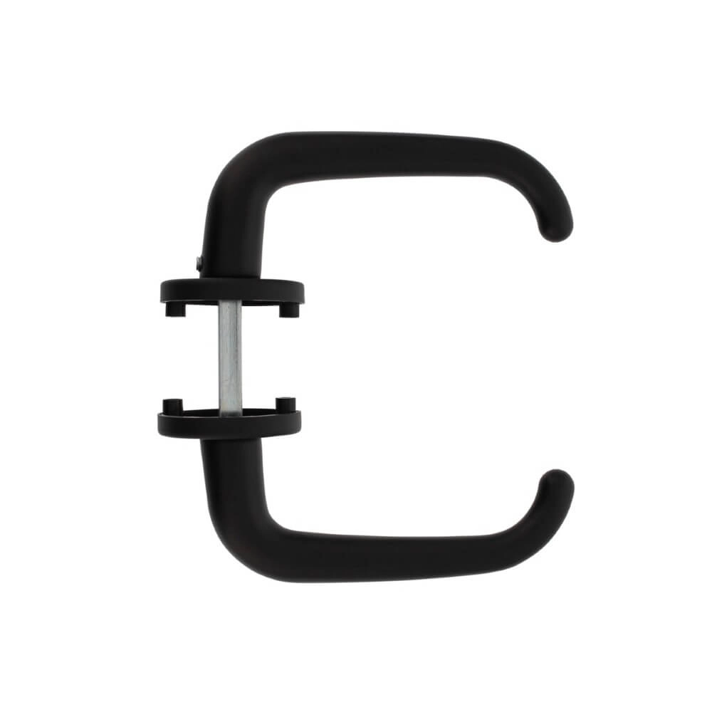 Deurklink Cue aluminium zwart Ø 5cm Intersteel 8714186505274