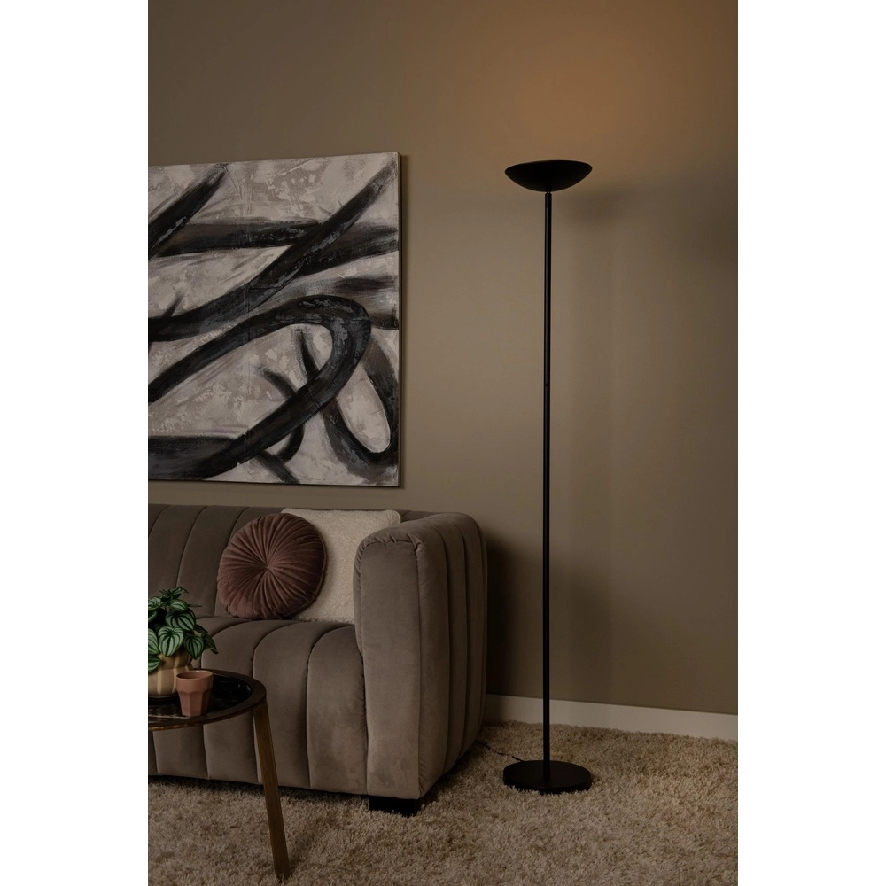 Design vloerlamp Zenith zwart Lucide 5411212194060