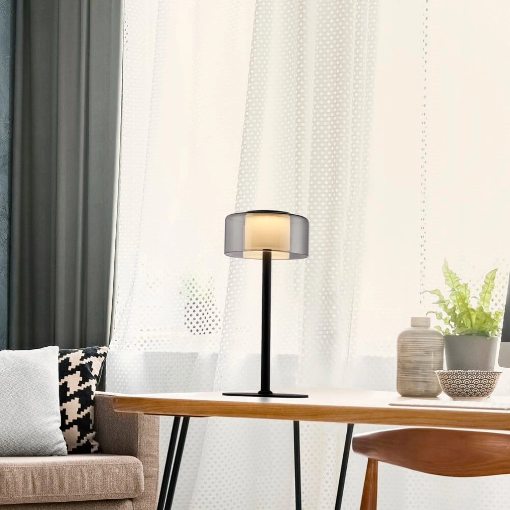 Zwarte tafellamp Rika Paul Neuhaus 4012248385227