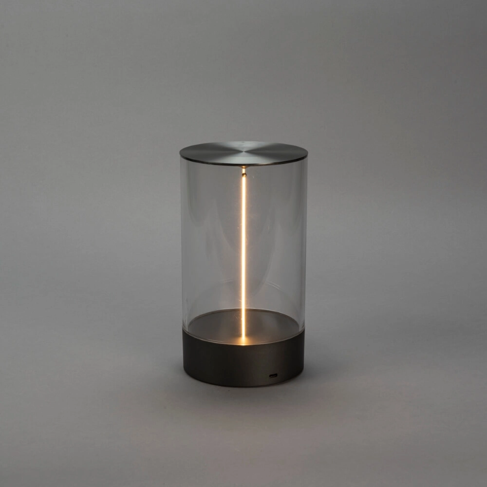 Oplaadbare lamp Edison M antraciet KonstSmide 7318307848373