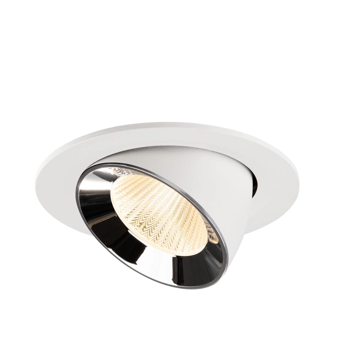 Inbouwspot Numinos Gimble L wit/chroom 2700K - 40gr SLV 4024163310376