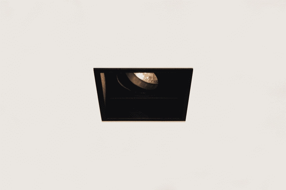 Zwarte inbouwspot Rex vierkant Artdelight 8719831735532