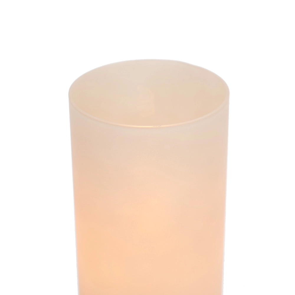 Nachtkastlamp Geo frosted wit glas Eglo 9008606304349