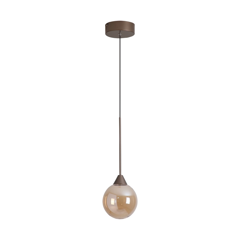 Design hanglamp Opux Lux enkel brons Searchlight 5,05342E+12