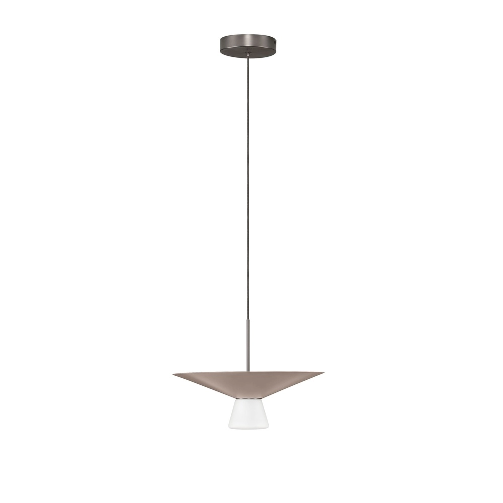 Design hanglamp Baris wit met grijs en bruin Ø 38cm Lyora 5212017495297