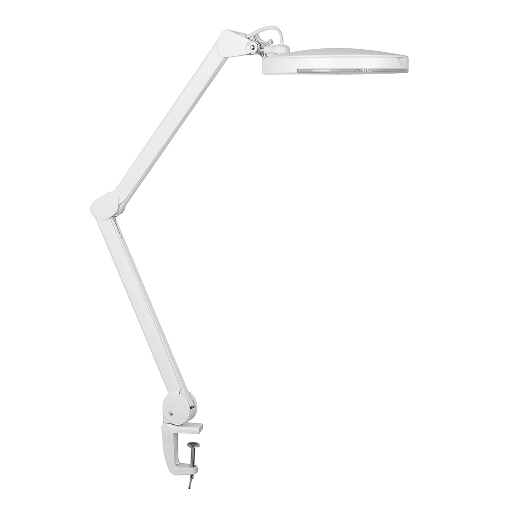 Klemlamp Loupe wit vergrootglas