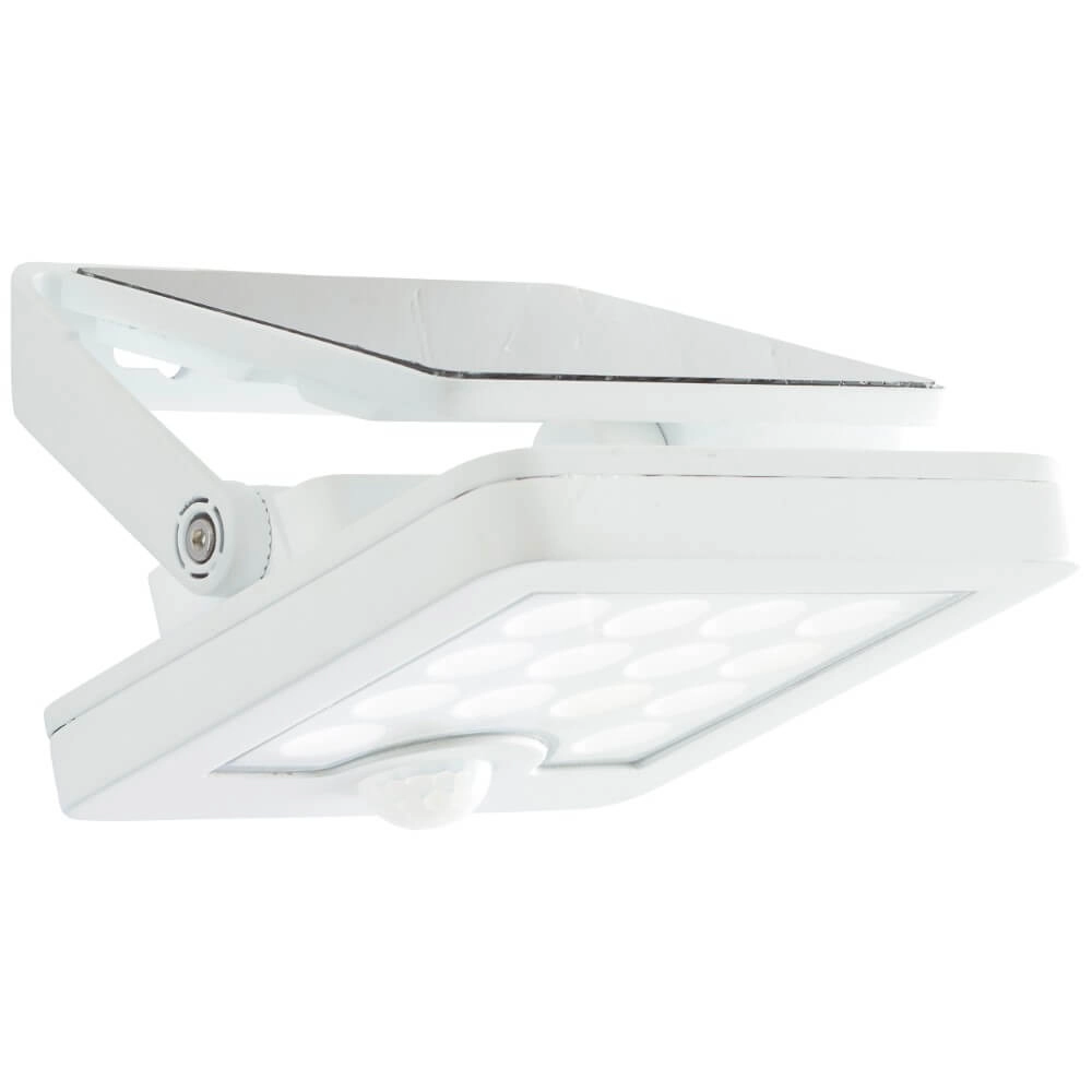 Witte muurlamp Luton solar Brilliant 4004353437786