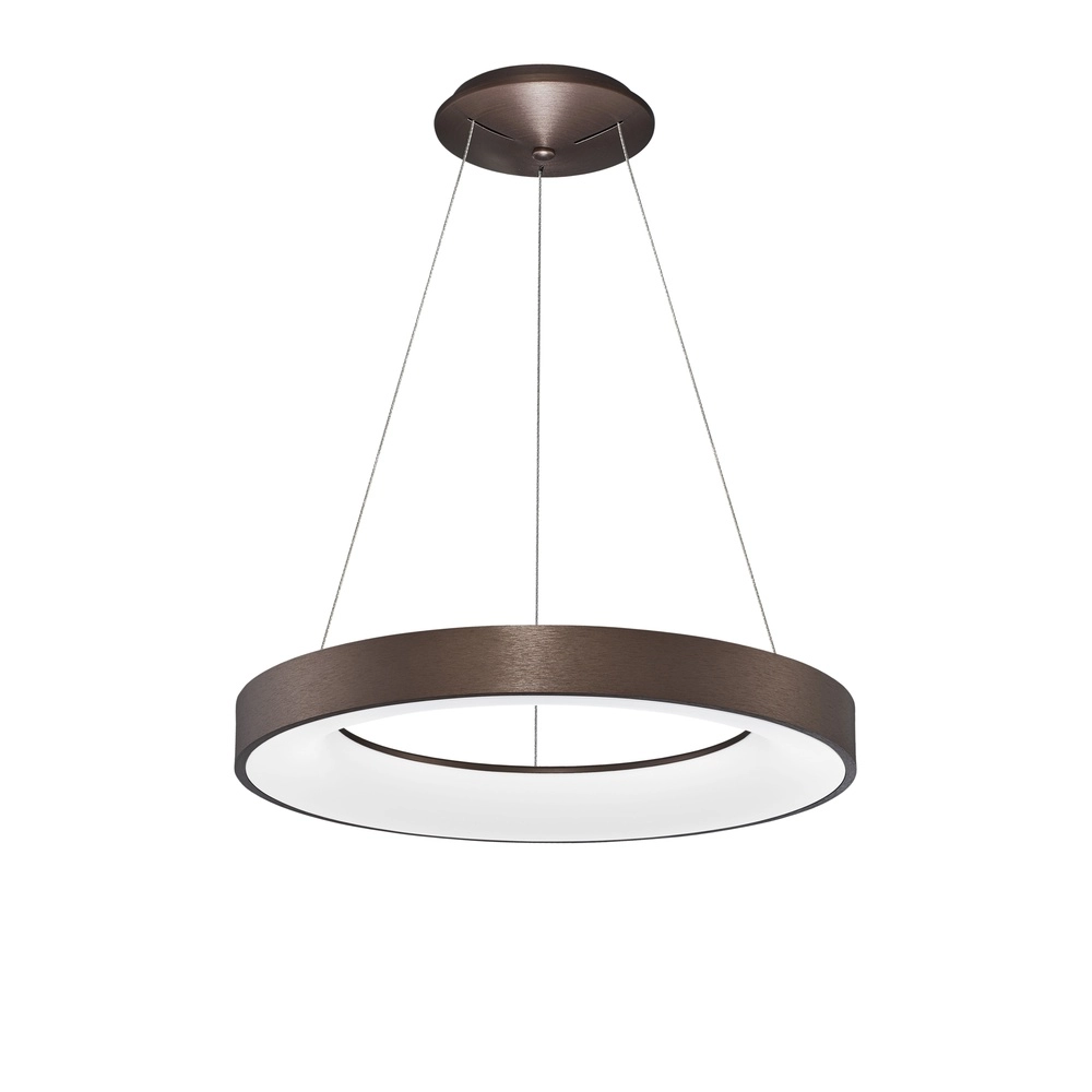 Hanglamp Rando Thin koffie bruin Ø 60cm Lyora 5212017420244