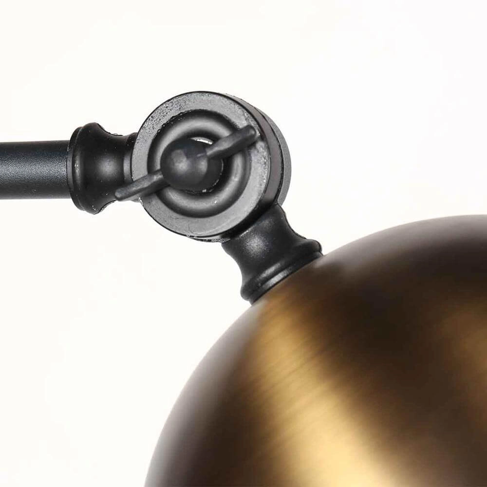 Wandlamp Pintino zwart met brons Steinhauer 8712746176506