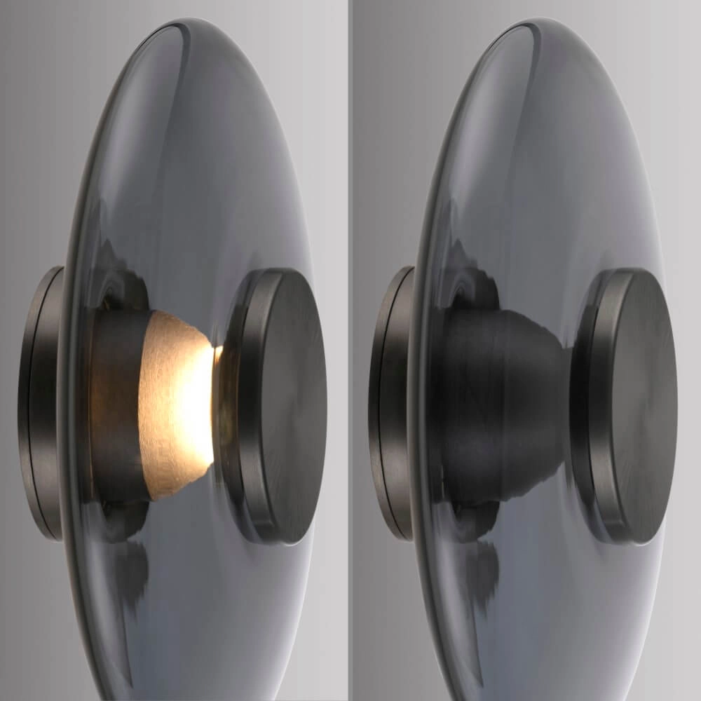 Design wandlamp Pure Vitrum grijs Paul Neuhaus 4012248382622