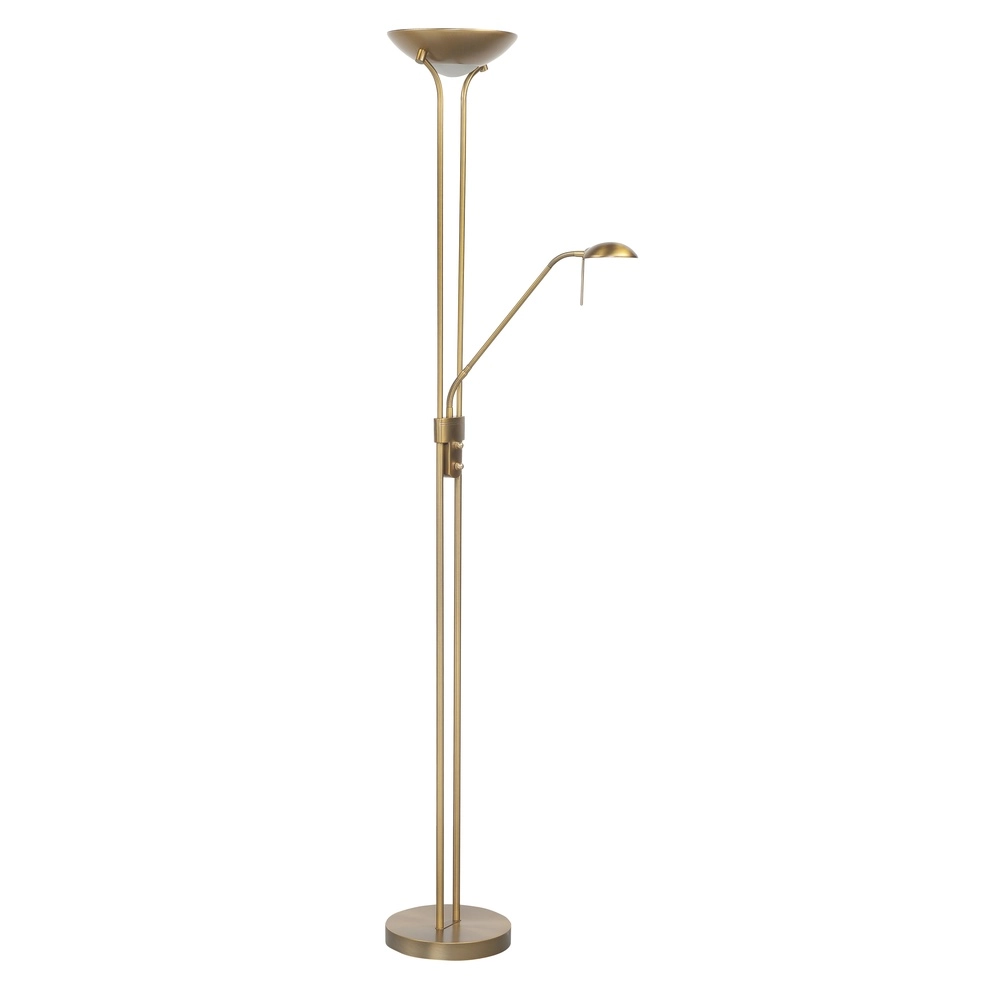 Klassieke leeslamp Luna koper brons Ø 26cm