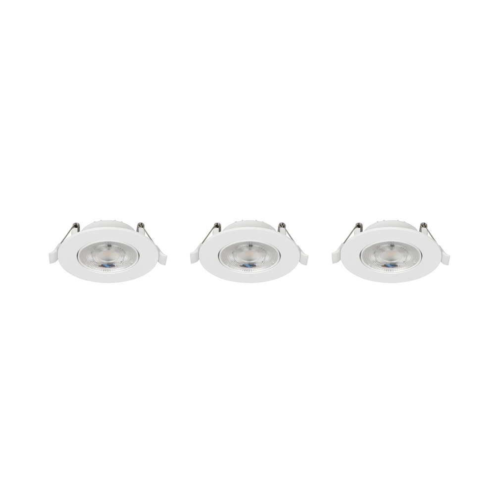 Set van 3 inbouwspot Altai wit