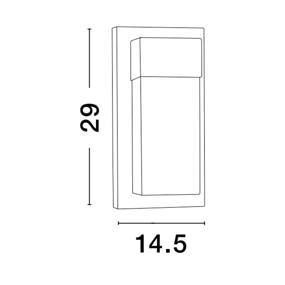 Wandlamp Leto zwart design Lyora 5212017443441