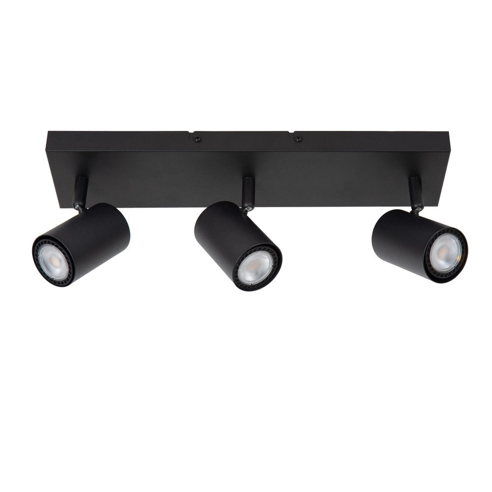 Plafondlamp Amigo 3-lichts zwart
