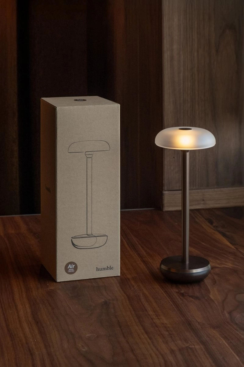 Air Bronze - Frosted oplaadbare tafellamp Humble 8721154302445