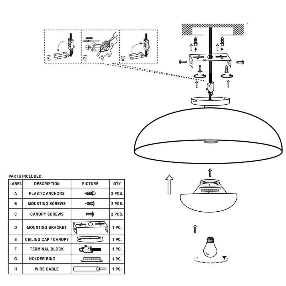 Ronde plafondlamp Brass brons Steinhauer 8712746171662