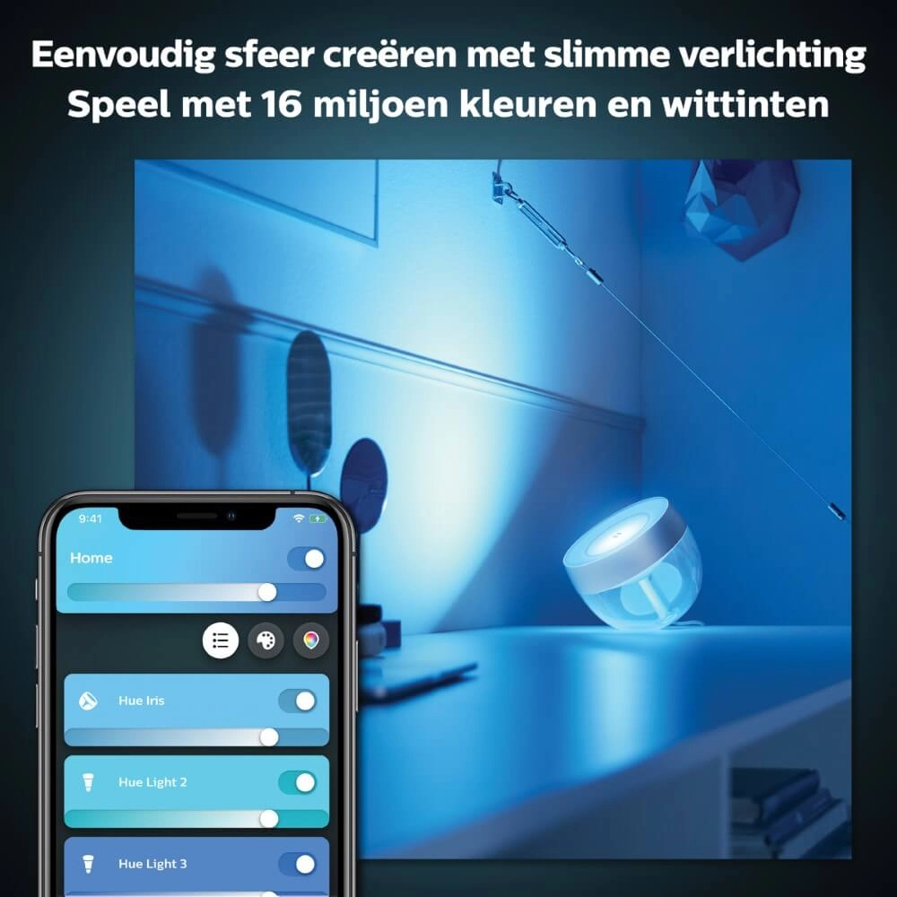 Uplight Hue Iris - White and color chroom Philips 8719514411524