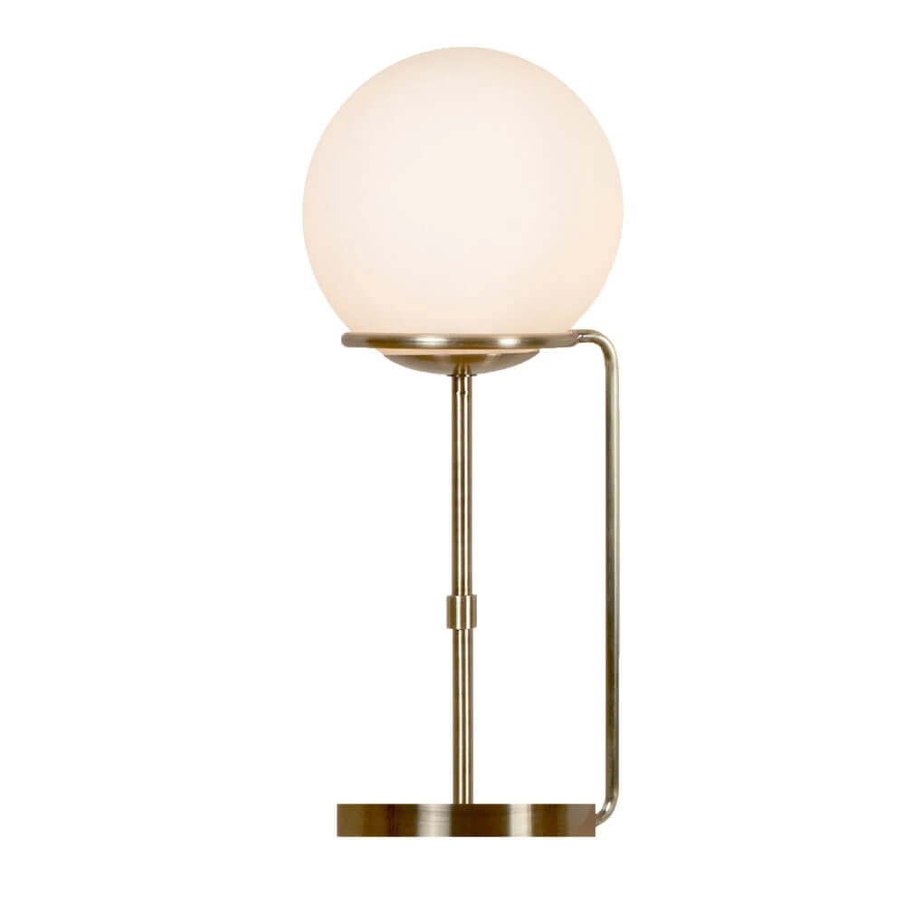 Tafellamp Trombone met glazen bol Tafellamp Trombone met glazen bol