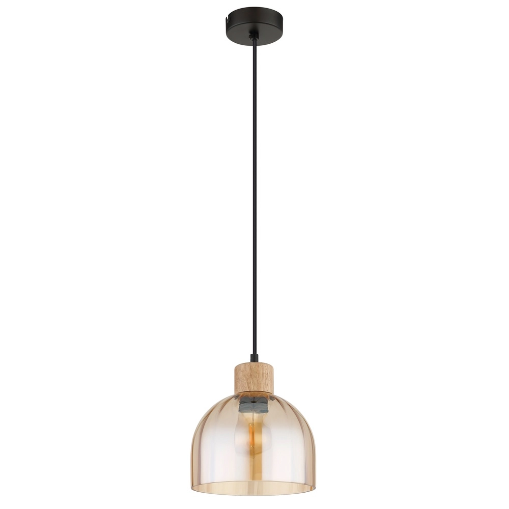 Hanglamp Swanson zwart Ø 20cm Globo 9007371589647