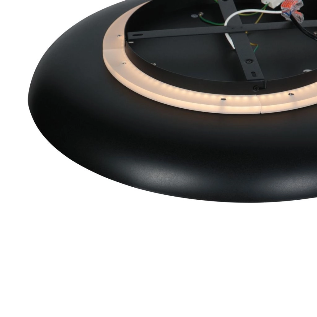 Moderne plafondlamp Golden Veil zwart met goud Steinhauer 8712746186772