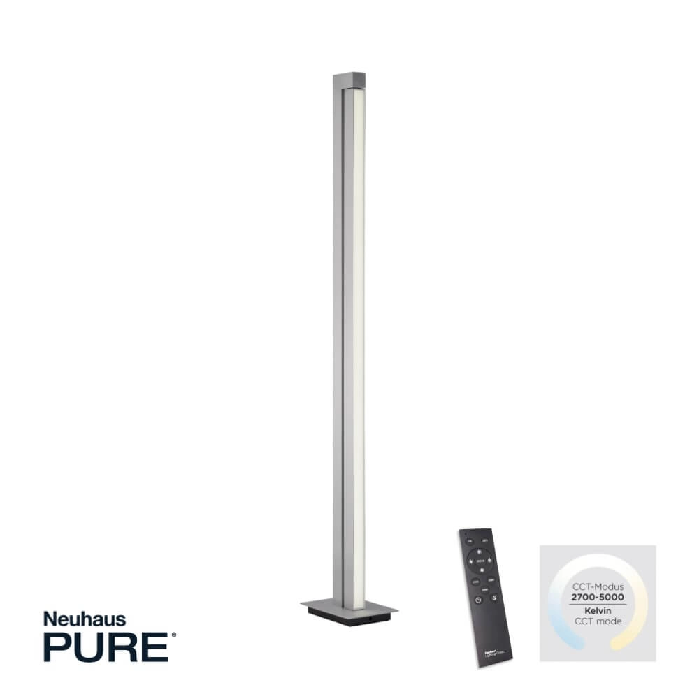 Vloerlamp Pure-Lines aluminium Paul Neuhaus 4012248366332