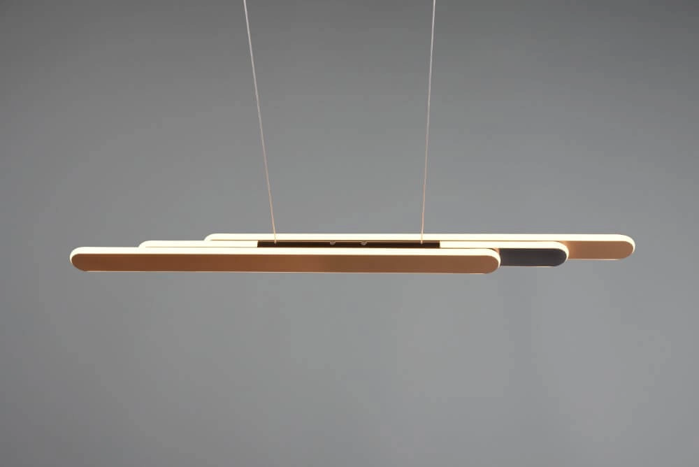 Hanglamp Helios 130cm bruin Trio 4017807577815