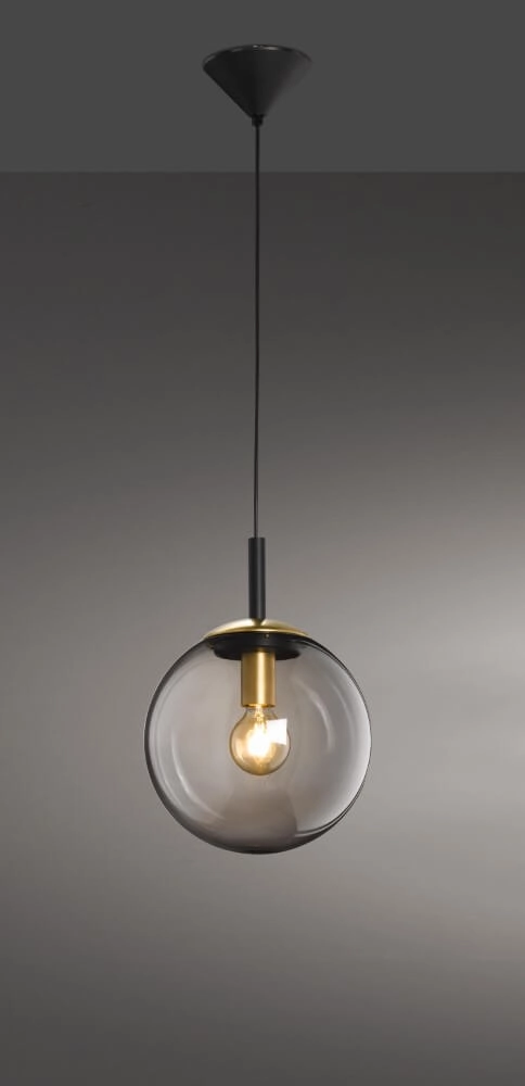 Hanglamp met glas Dini Ø 25cm Fischer & Honsel 4001133604307