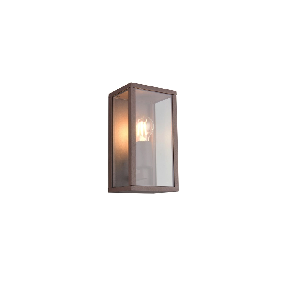 Moderne wandlamp Garonne S roestbruin Trio 4017807687378