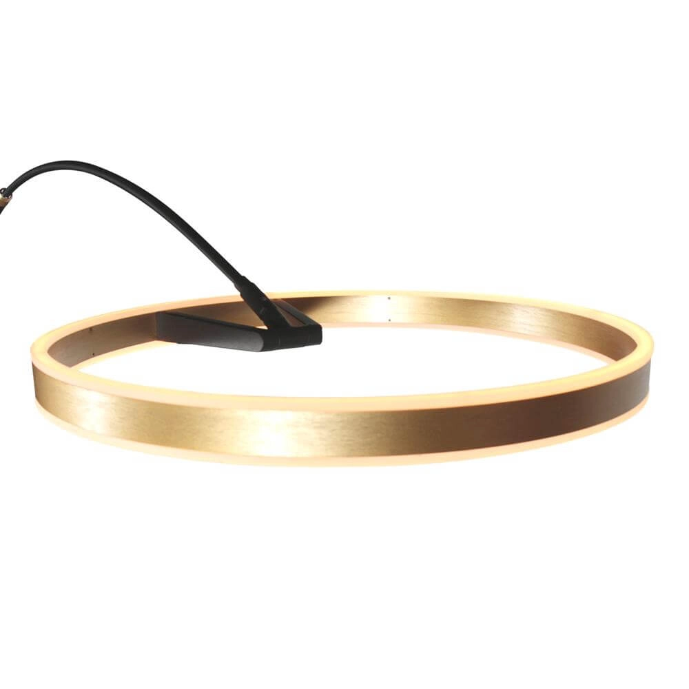 Design booglamp Ringlux zwart met goud Steinhauer 8712746177398