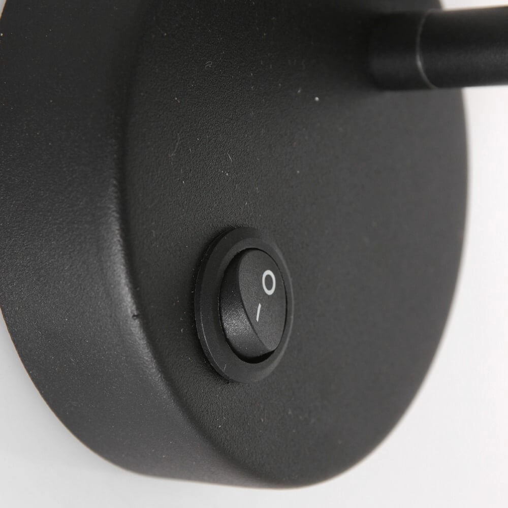 Zwarte leeslamp Bundle richtbaar Steinhauer 8712746151428