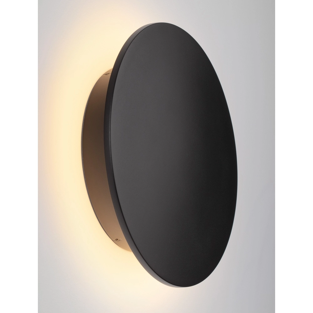 Ronde wandlamp Copper zwart Ø 30cm Lyora 5212017447388