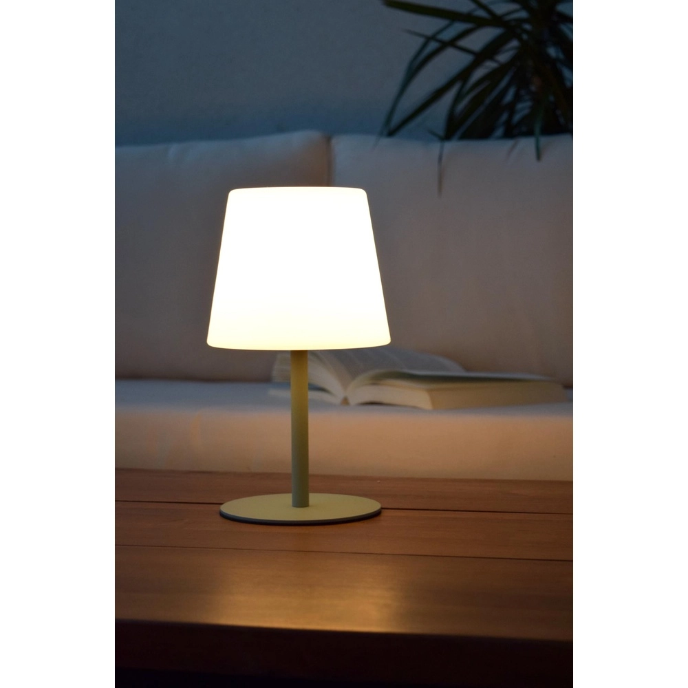 Oplaadbare tafellamp Tyon groen Lucide 5411212134752