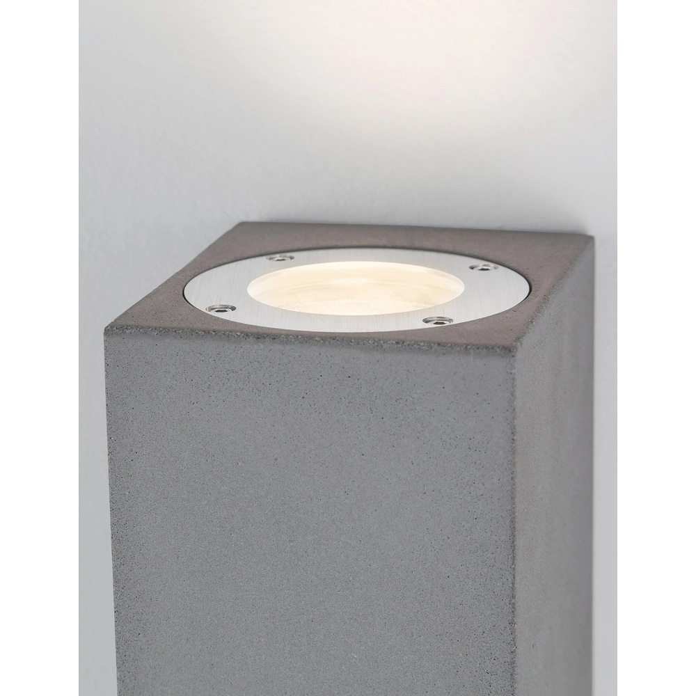 Vierkante spot Fuento betongrijs 18cm Lyora 5212017426895