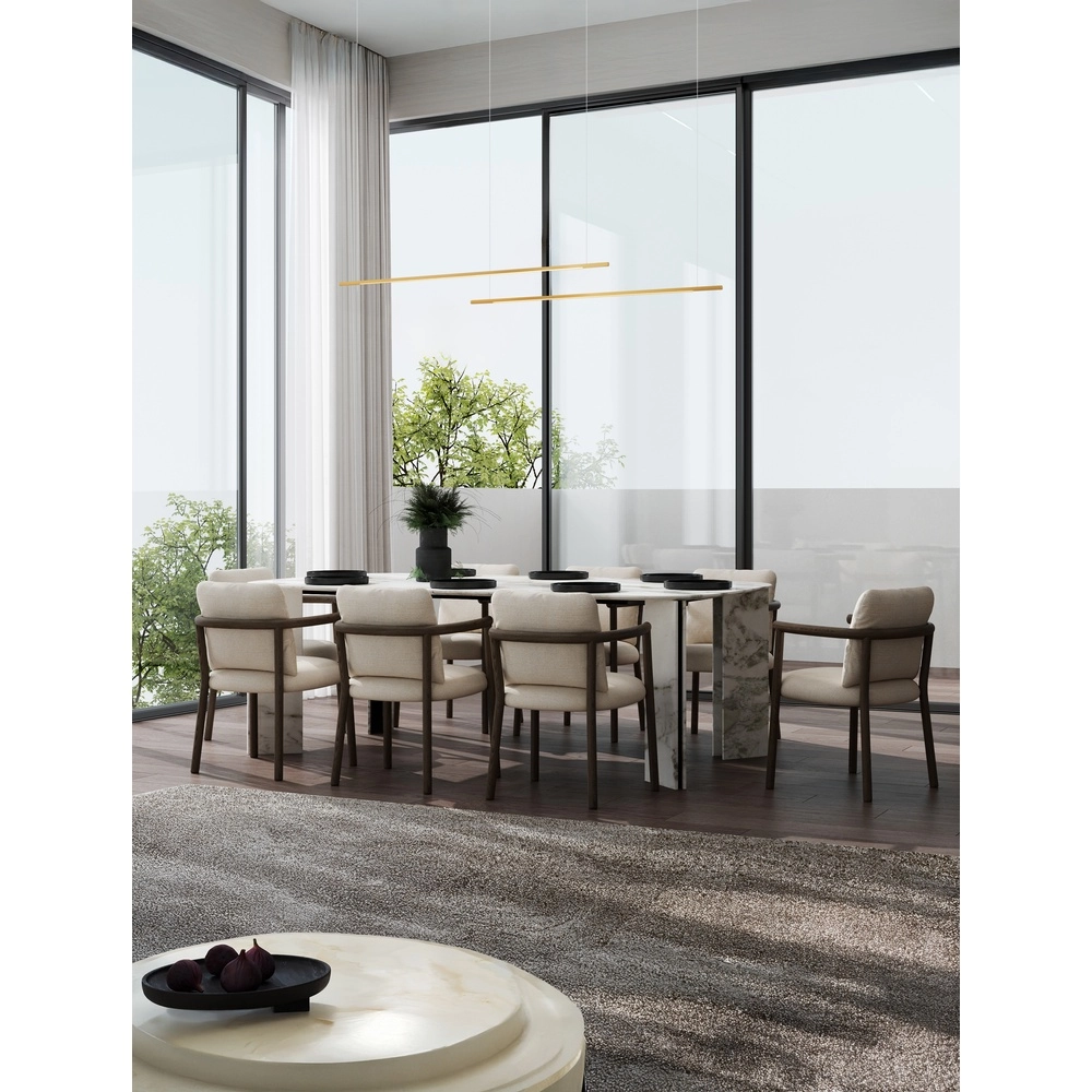 Strakke hanglamp Brillia goud 161cm Lyora 5212017473806