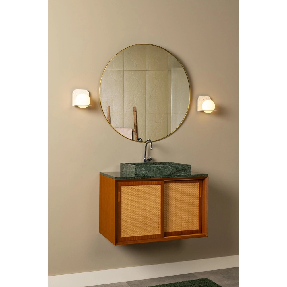 Design wandlamp Davy grijs geschikt voor badkamer Lucide 5411212040572