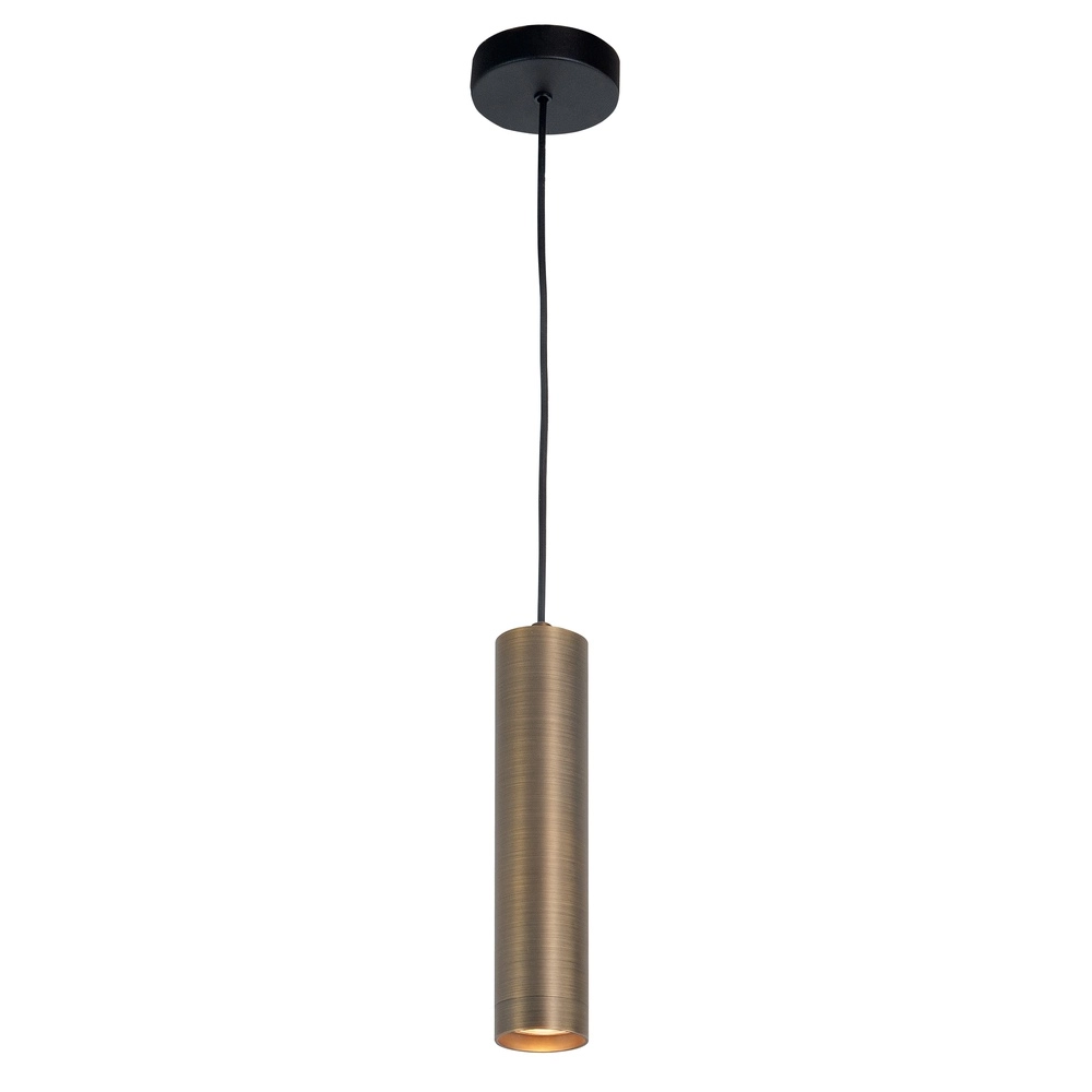 Design hanglamp Perugia zwart met koper brons