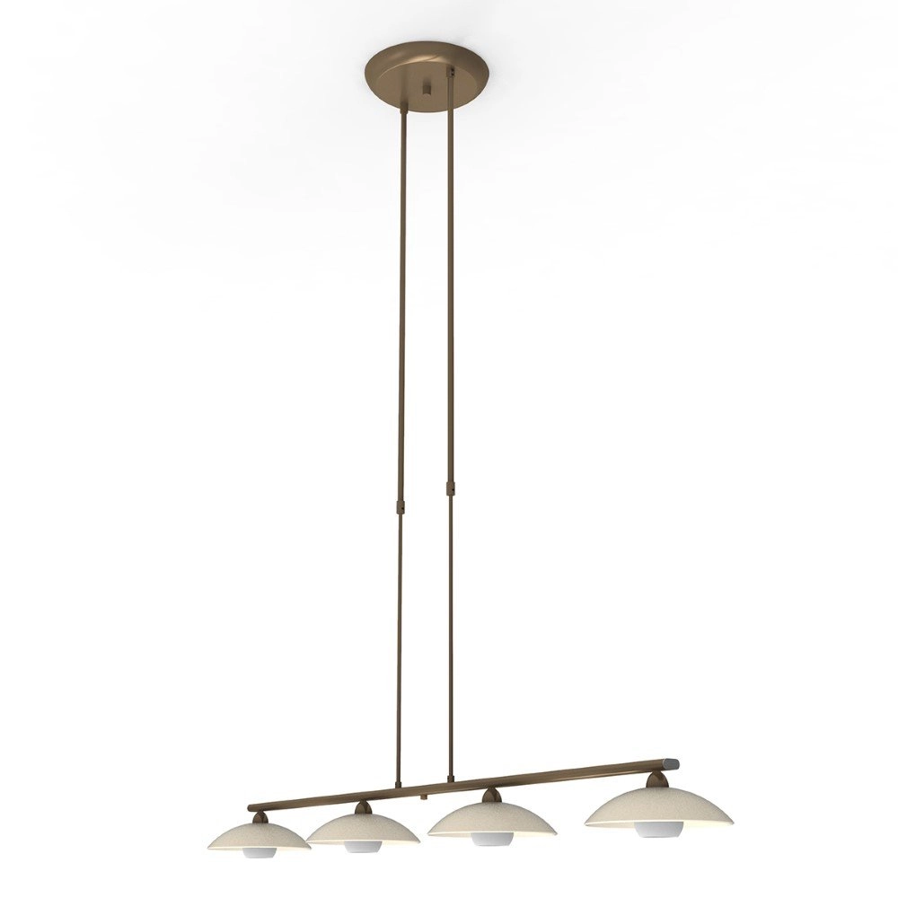 Klassieke hanglamp Souvereign classic 4-lichts bronsbruin Klassieke hanglamp Souvereign classic 4-lichts bronsbruin