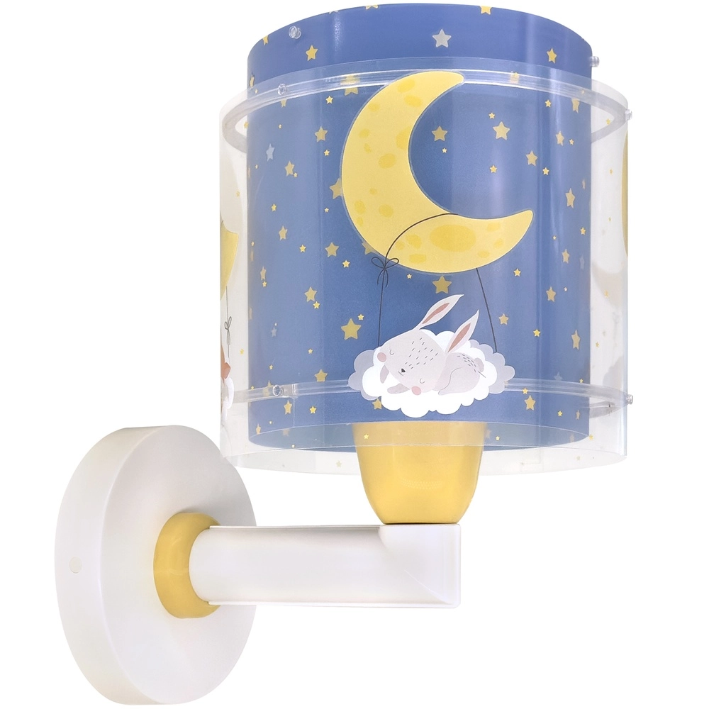 Kinderkamer wandlamp Moon Dreams blauw Kinderkamer wandlamp Moon Dreams blauw