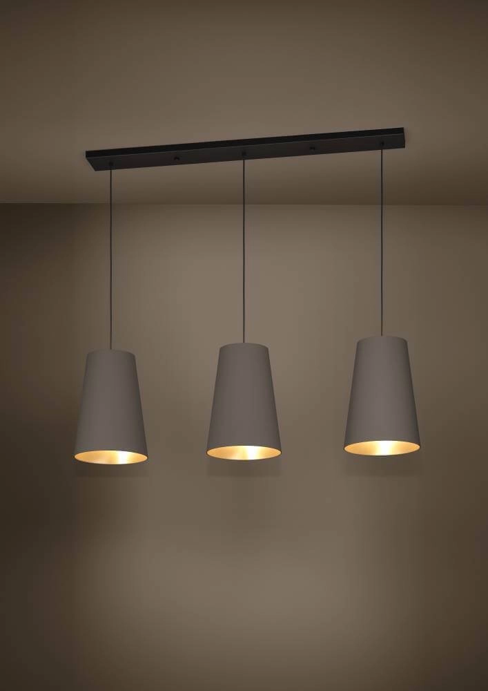 Cappuccino hanglamp Petrosa 3-lichts Stars of Light 9008606238187