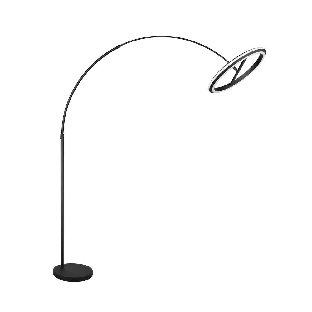 Vloerlamp Amador zwart Trio 4017807688160