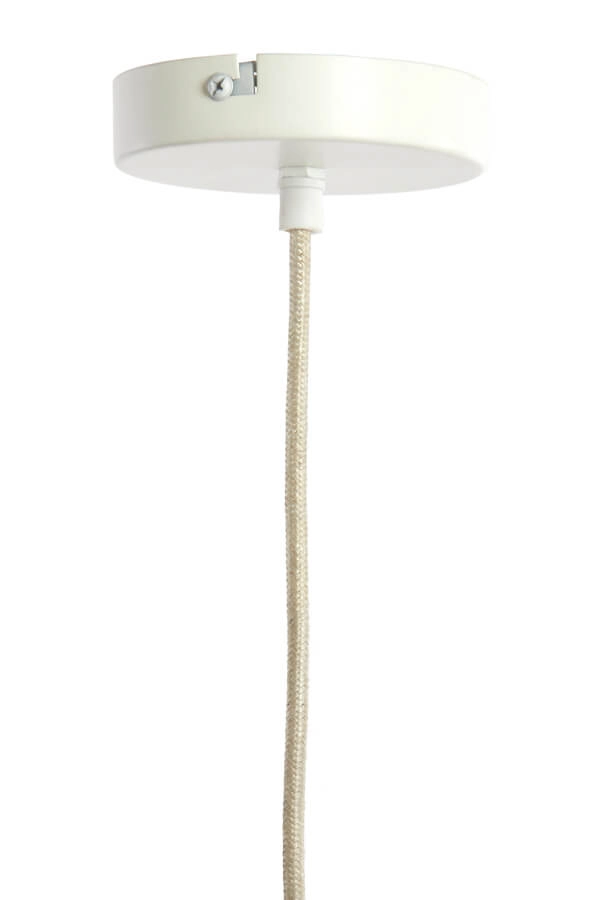 Witte hanglamp Zubeda Ø 58,5cm Light & Living 8717807706630