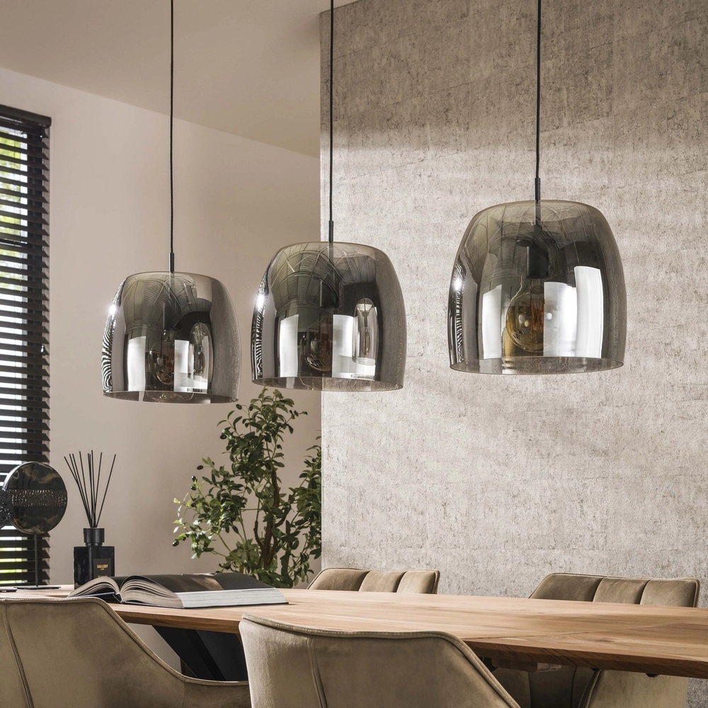 Eettafel hanglamp Drift 3x Ø 35cm Lyora 8716803512740