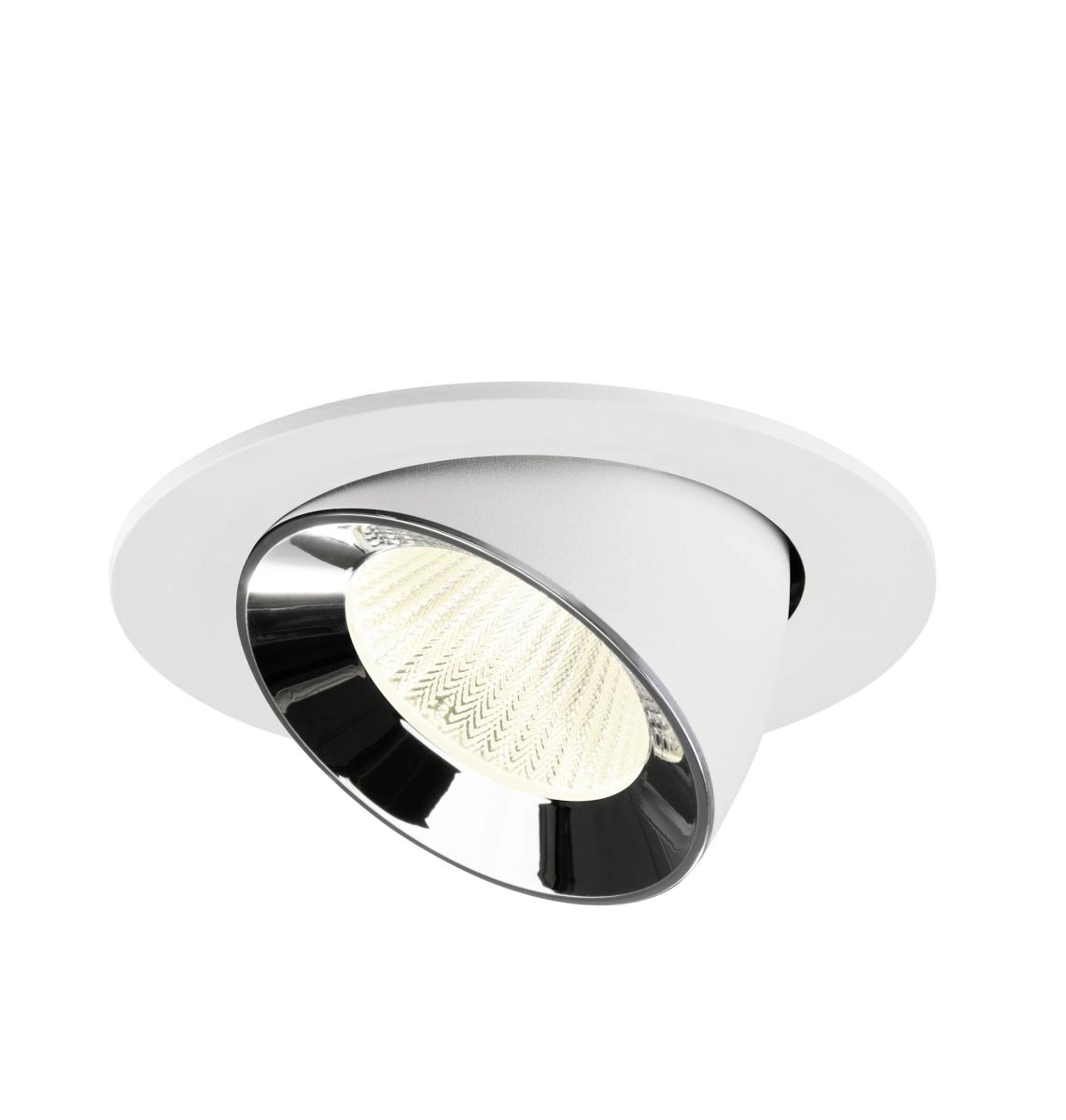 Inbouwspot Numinos Gimble L wit/chroom 4000K - 40gr SLV 4024163310017