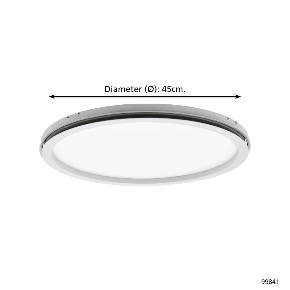 Led plafonnière Lazaras rond Ø 45cm Eglo 9002759998417
