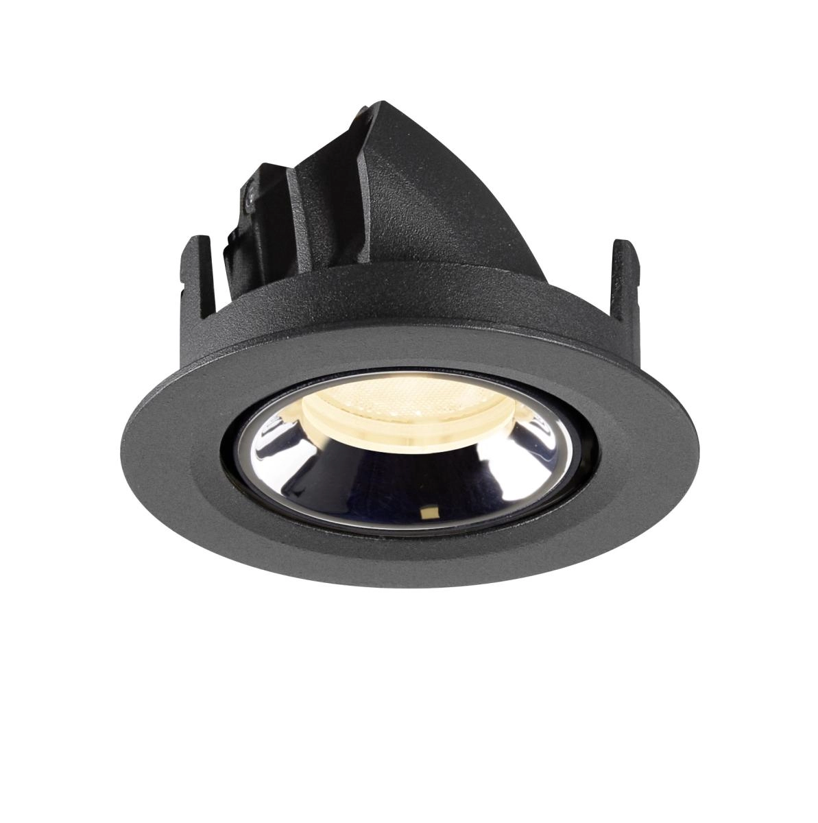 Inbouwspot Numinos Gimble XS zwart/chroom 3000K - 40gr SLV 4024163307055