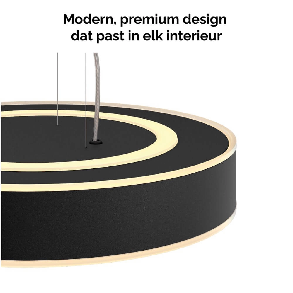 Hanglamp Hue Enrave - White Ambiance Ø 42,5cm zwart Philips 8718696176580