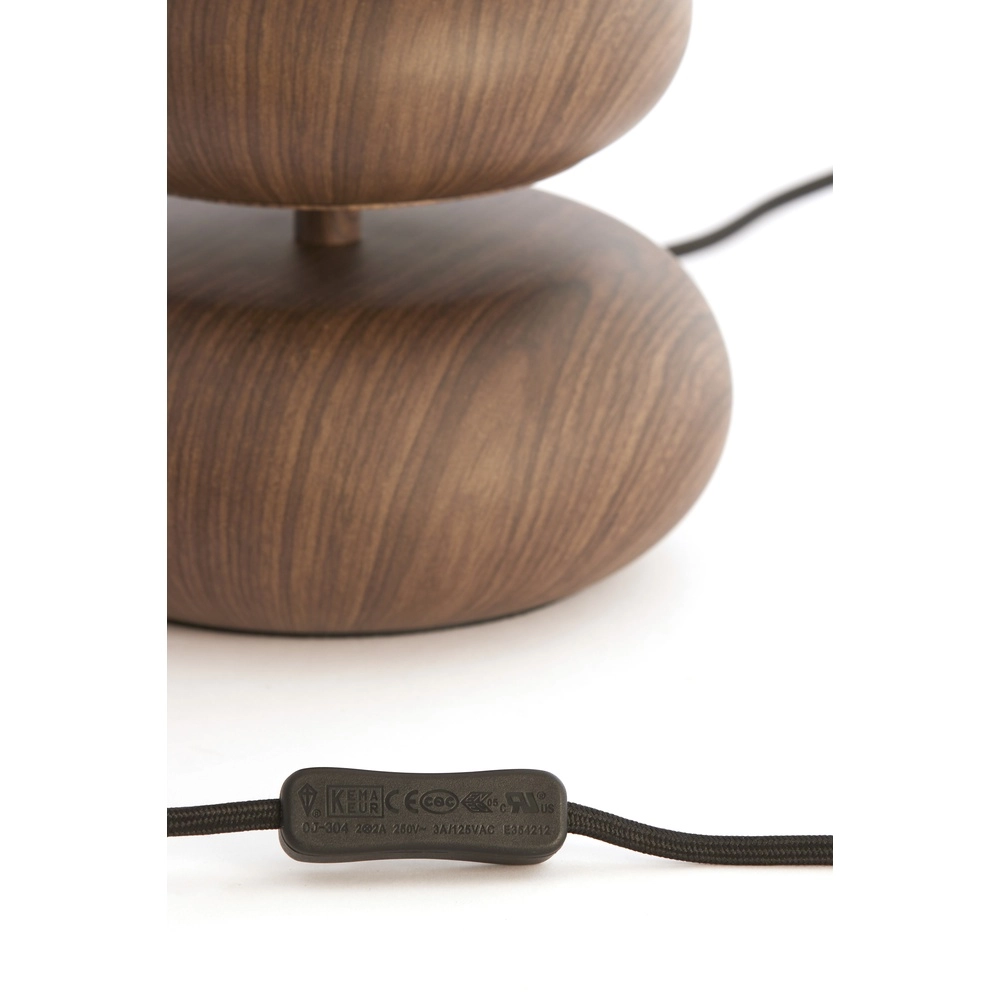 Schemerlamp Danialo 67,5cm - donker hout Light & Living 8717807815219