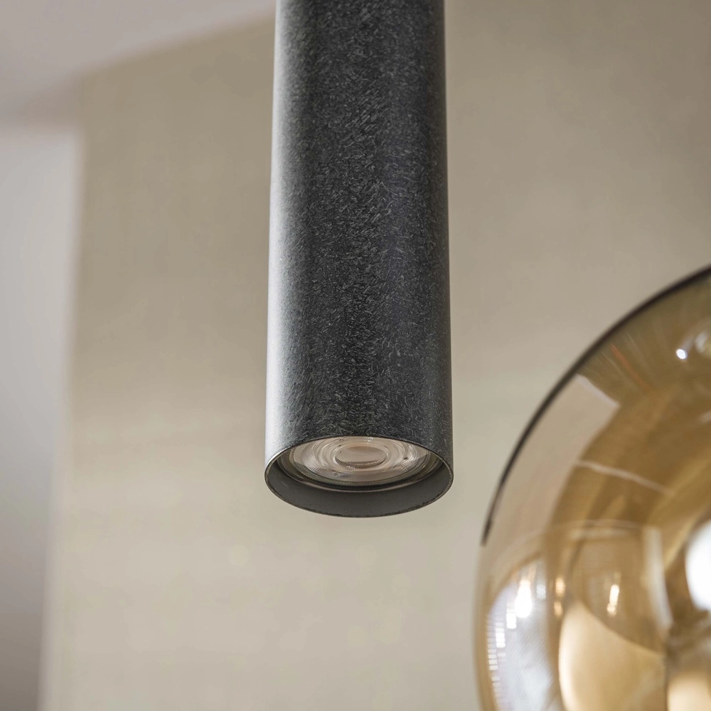 Vide hanglamp Sfera met glazen en pendels Lyora 8716803512429